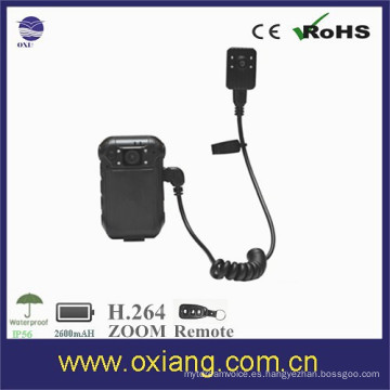 Mini cámara del cuerpo del registrador de la cámara de la policía de GPS / GPRS 1080P